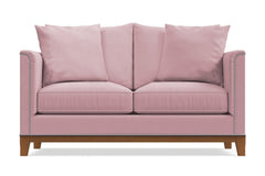 La Brea Apartment Size Sleeper Sofa :: Leg Finish: Pecan / Sleeper Option: Memory Foam Mattress