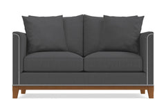 La Brea Twin Size Sleeper Sofa :: Leg Finish: Pecan / Sleeper Option: Memory Foam Mattress
