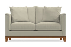 La Brea Twin Size Sleeper Sofa :: Leg Finish: Pecan / Sleeper Option: Memory Foam Mattress