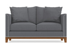 La Brea Twin Size Sleeper Sofa :: Leg Finish: Pecan / Sleeper Option: Memory Foam Mattress