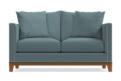 La Brea Twin Size Sleeper Sofa :: Leg Finish: Pecan / Sleeper Option: Memory Foam Mattress