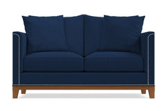 La Brea Apartment Size Sleeper Sofa :: Leg Finish: Pecan / Sleeper Option: Deluxe Innerspring Mattress