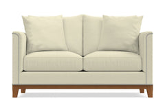 La Brea Twin Size Sleeper Sofa :: Leg Finish: Pecan / Sleeper Option: Deluxe Innerspring Mattress