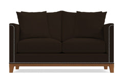 La Brea Twin Size Sleeper Sofa :: Leg Finish: Pecan / Sleeper Option: Memory Foam Mattress