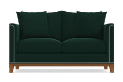 La Brea Twin Size Sleeper Sofa :: Leg Finish: Pecan / Sleeper Option: Deluxe Innerspring Mattress