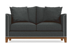 La Brea Twin Size Sleeper Sofa :: Leg Finish: Pecan / Sleeper Option: Memory Foam Mattress