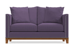 La Brea Twin Size Sleeper Sofa :: Leg Finish: Pecan / Sleeper Option: Deluxe Innerspring Mattress