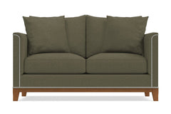 La Brea Twin Size Sleeper Sofa :: Leg Finish: Pecan / Sleeper Option: Memory Foam Mattress