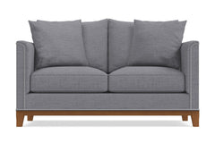 La Brea Apartment Size Sleeper Sofa :: Leg Finish: Pecan / Sleeper Option: Deluxe Innerspring Mattress