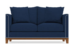 La Brea Twin Size Sleeper Sofa :: Leg Finish: Pecan / Sleeper Option: Memory Foam Mattress