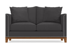 La Brea Twin Size Sleeper Sofa :: Leg Finish: Pecan / Sleeper Option: Deluxe Innerspring Mattress