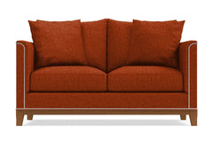 La Brea Twin Size Sleeper Sofa :: Leg Finish: Pecan / Sleeper Option: Deluxe Innerspring Mattress