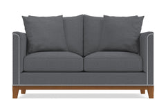 La Brea Twin Size Sleeper Sofa :: Leg Finish: Pecan / Sleeper Option: Deluxe Innerspring Mattress