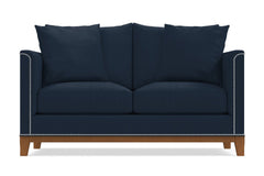 La Brea Twin Size Sleeper Sofa :: Leg Finish: Pecan / Sleeper Option: Deluxe Innerspring Mattress