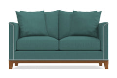 La Brea Twin Size Sleeper Sofa :: Leg Finish: Pecan / Sleeper Option: Deluxe Innerspring Mattress