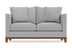 La Brea Twin Size Sleeper Sofa :: Leg Finish: Pecan / Sleeper Option: Memory Foam Mattress