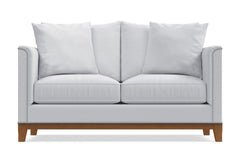 La Brea Apartment Size Sleeper Sofa :: Leg Finish: Pecan / Sleeper Option: Deluxe Innerspring Mattress