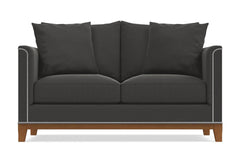La Brea Twin Size Sleeper Sofa :: Leg Finish: Pecan / Sleeper Option: Deluxe Innerspring Mattress