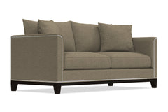 La Brea Queen Size Sleeper Sofa :: Leg Finish: Espresso / Sleeper Option: Memory Foam Mattress