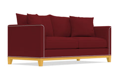 La Brea Queen Size Sleeper Sofa :: Leg Finish: Natural / Sleeper Option: Deluxe Innerspring Mattress