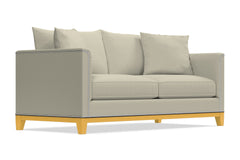 La Brea Queen Size Sleeper Sofa :: Leg Finish: Natural / Sleeper Option: Deluxe Innerspring Mattress