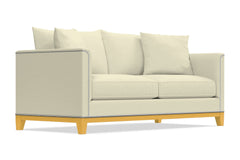 La Brea Queen Size Sleeper Sofa :: Leg Finish: Natural / Sleeper Option: Deluxe Innerspring Mattress