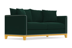 La Brea Queen Size Sleeper Sofa :: Leg Finish: Natural / Sleeper Option: Deluxe Innerspring Mattress