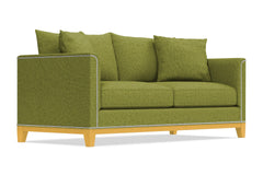 La Brea Queen Size Sleeper Sofa :: Leg Finish: Natural / Sleeper Option: Memory Foam Mattress