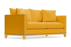 La Brea Queen Size Sleeper Sofa :: Leg Finish: Natural / Sleeper Option: Deluxe Innerspring Mattress