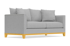 La Brea Queen Size Sleeper Sofa :: Leg Finish: Natural / Sleeper Option: Memory Foam Mattress