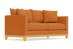 La Brea Queen Size Sleeper Sofa :: Leg Finish: Natural / Sleeper Option: Deluxe Innerspring Mattress