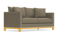 La Brea Queen Size Sleeper Sofa :: Leg Finish: Natural / Sleeper Option: Memory Foam Mattress