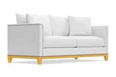 La Brea Queen Size Sleeper Sofa :: Leg Finish: Natural / Sleeper Option: Memory Foam Mattress