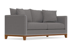 La Brea Queen Size Sleeper Sofa :: Leg Finish: Pecan / Sleeper Option: Deluxe Innerspring Mattress