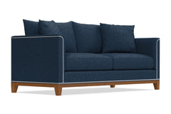 La Brea Queen Size Sleeper Sofa :: Leg Finish: Pecan / Sleeper Option: Deluxe Innerspring Mattress