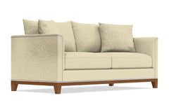 La Brea Queen Size Sleeper Sofa :: Leg Finish: Pecan / Sleeper Option: Deluxe Innerspring Mattress