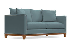 La Brea Queen Size Sleeper Sofa :: Leg Finish: Pecan / Sleeper Option: Deluxe Innerspring Mattress