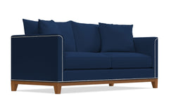 La Brea Queen Size Sleeper Sofa :: Leg Finish: Pecan / Sleeper Option: Deluxe Innerspring Mattress