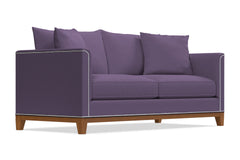 La Brea Queen Size Sleeper Sofa :: Leg Finish: Pecan / Sleeper Option: Deluxe Innerspring Mattress
