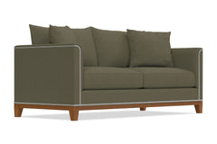 La Brea Queen Size Sleeper Sofa :: Leg Finish: Pecan / Sleeper Option: Deluxe Innerspring Mattress
