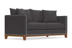 La Brea Queen Size Sleeper Sofa :: Leg Finish: Pecan / Sleeper Option: Deluxe Innerspring Mattress