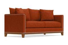 La Brea Queen Size Sleeper Sofa :: Leg Finish: Pecan / Sleeper Option: Deluxe Innerspring Mattress