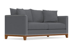 La Brea Queen Size Sleeper Sofa :: Leg Finish: Pecan / Sleeper Option: Deluxe Innerspring Mattress