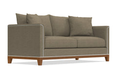La Brea Queen Size Sleeper Sofa :: Leg Finish: Pecan / Sleeper Option: Deluxe Innerspring Mattress