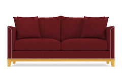 La Brea Queen Size Sleeper Sofa :: Leg Finish: Natural / Sleeper Option: Memory Foam Mattress