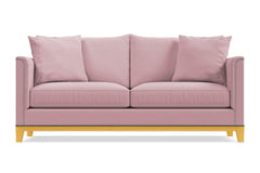 La Brea Queen Size Sleeper Sofa :: Leg Finish: Natural / Sleeper Option: Deluxe Innerspring Mattress