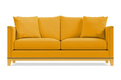 La Brea Queen Size Sleeper Sofa :: Leg Finish: Natural / Sleeper Option: Memory Foam Mattress
