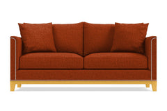 La Brea Queen Size Sleeper Sofa :: Leg Finish: Natural / Sleeper Option: Deluxe Innerspring Mattress