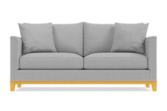La Brea Queen Size Sleeper Sofa :: Leg Finish: Natural / Sleeper Option: Deluxe Innerspring Mattress
