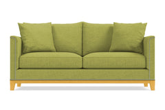 La Brea Queen Size Sleeper Sofa :: Leg Finish: Natural / Sleeper Option: Memory Foam Mattress